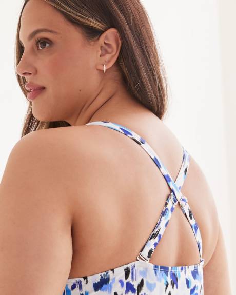 Printed Underwire Swimdress