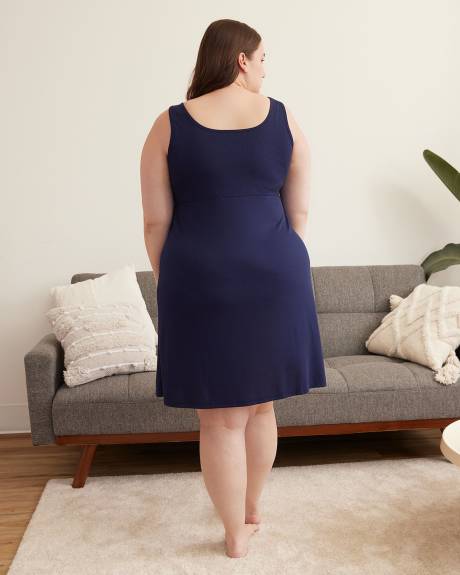 Ribbed Sleeveless Nightdress - ti Voglio