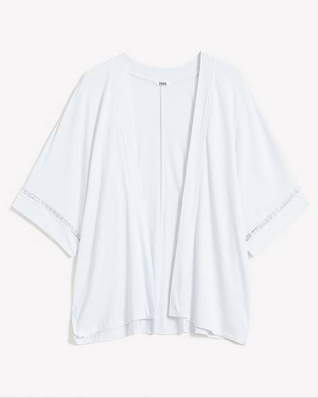 Responsible, Short-Sleeve Overpiece with Decorative Trim