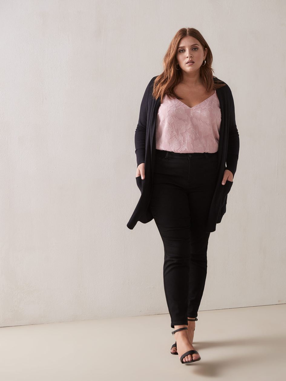 Pull cardigan noir - Addition Elle