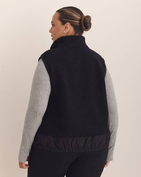 Sherpa Mock-Neck Vest - Active Zone