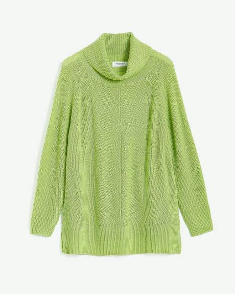 Cashmere Blend Turtleneck Sweater - Addition Elle