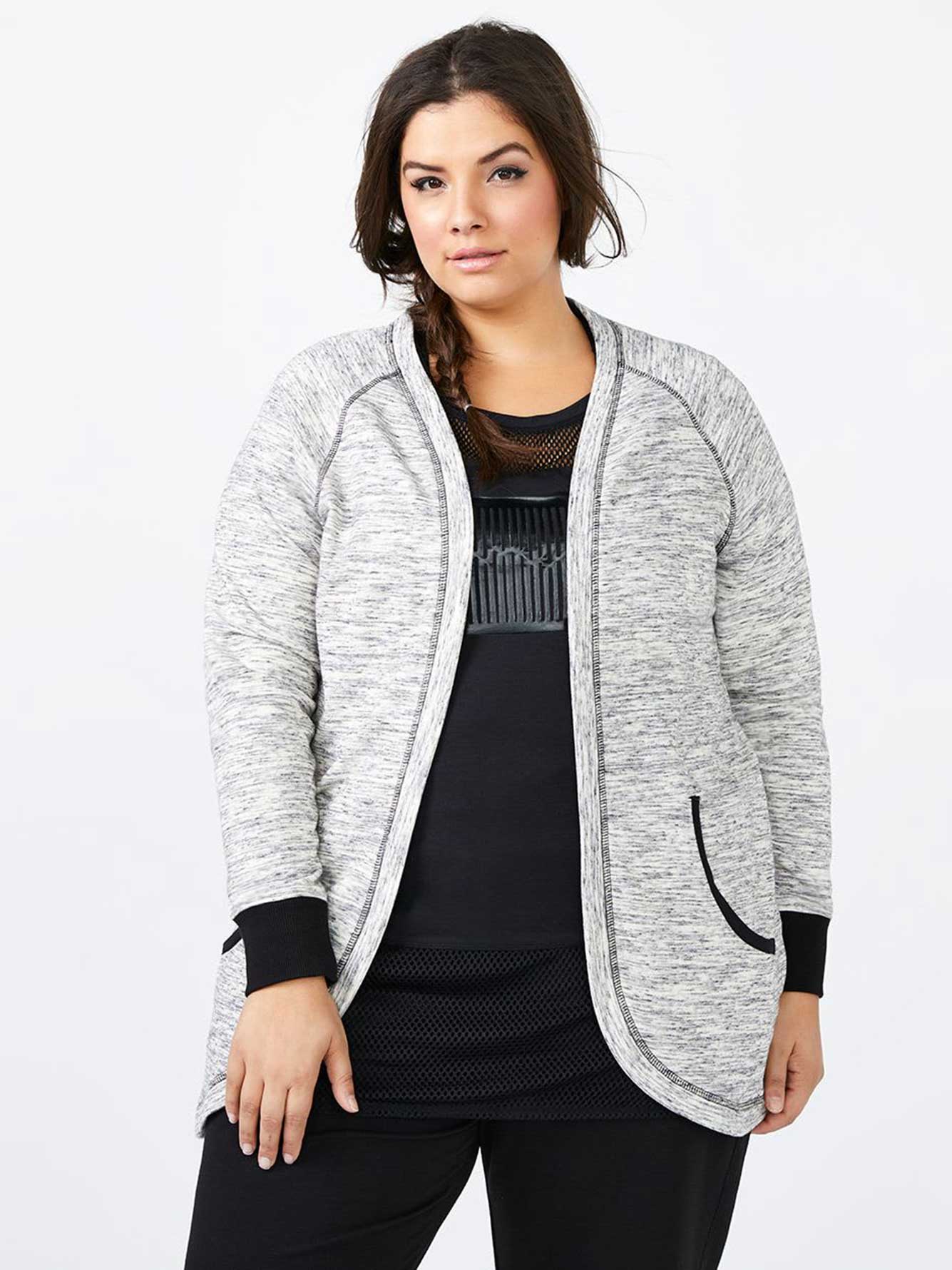 Athleisure Open PlusSize Cardigan Penningtons