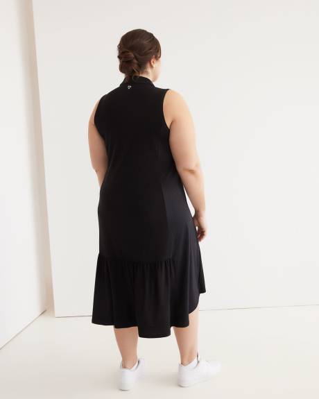 Sleeveless Polo Midi Dress - Active Zone