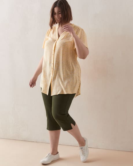 Solid Capri Jegging - d/c JEANS