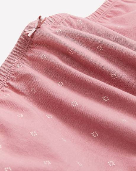 Culotte classique en coton à motif de losanges à pois - ti Voglio