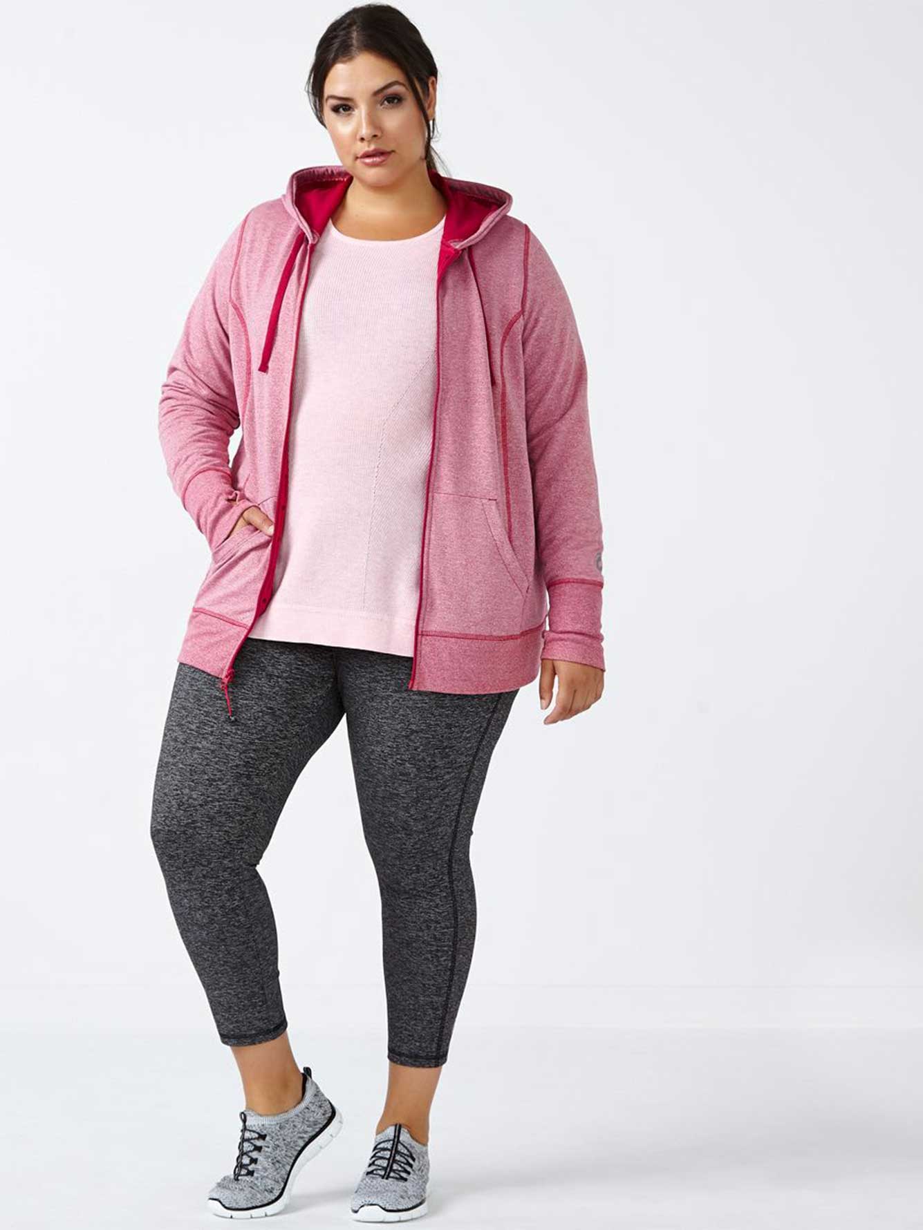 essentials plus size zip up hoodie penningtons plus size hoodie