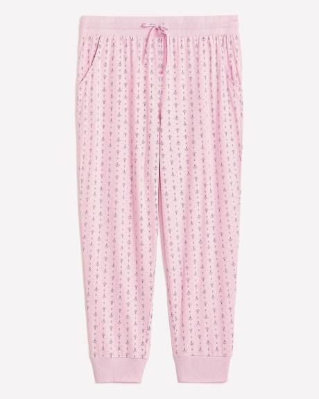 Printed Jogger Capri - ti Voglio