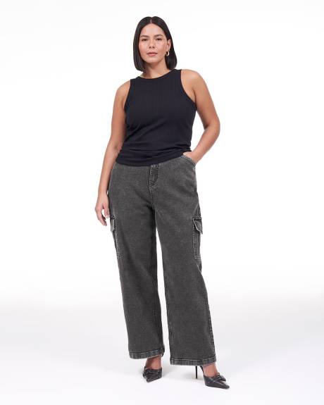 Responsible, Straight-Leg Cargo Jean - Addition Elle