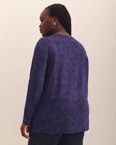 T-shirt à manches longues, coupe moderne, tissu responsable - Essentiels PENN.