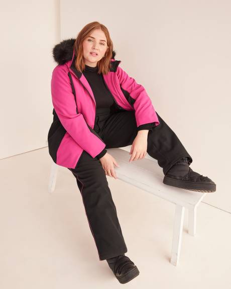 Responsible, Black Snow Pants with Suspenders - Active Zone