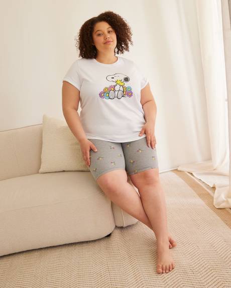 Haut de pyjama avec imprimé Snoopy - ti Voglio