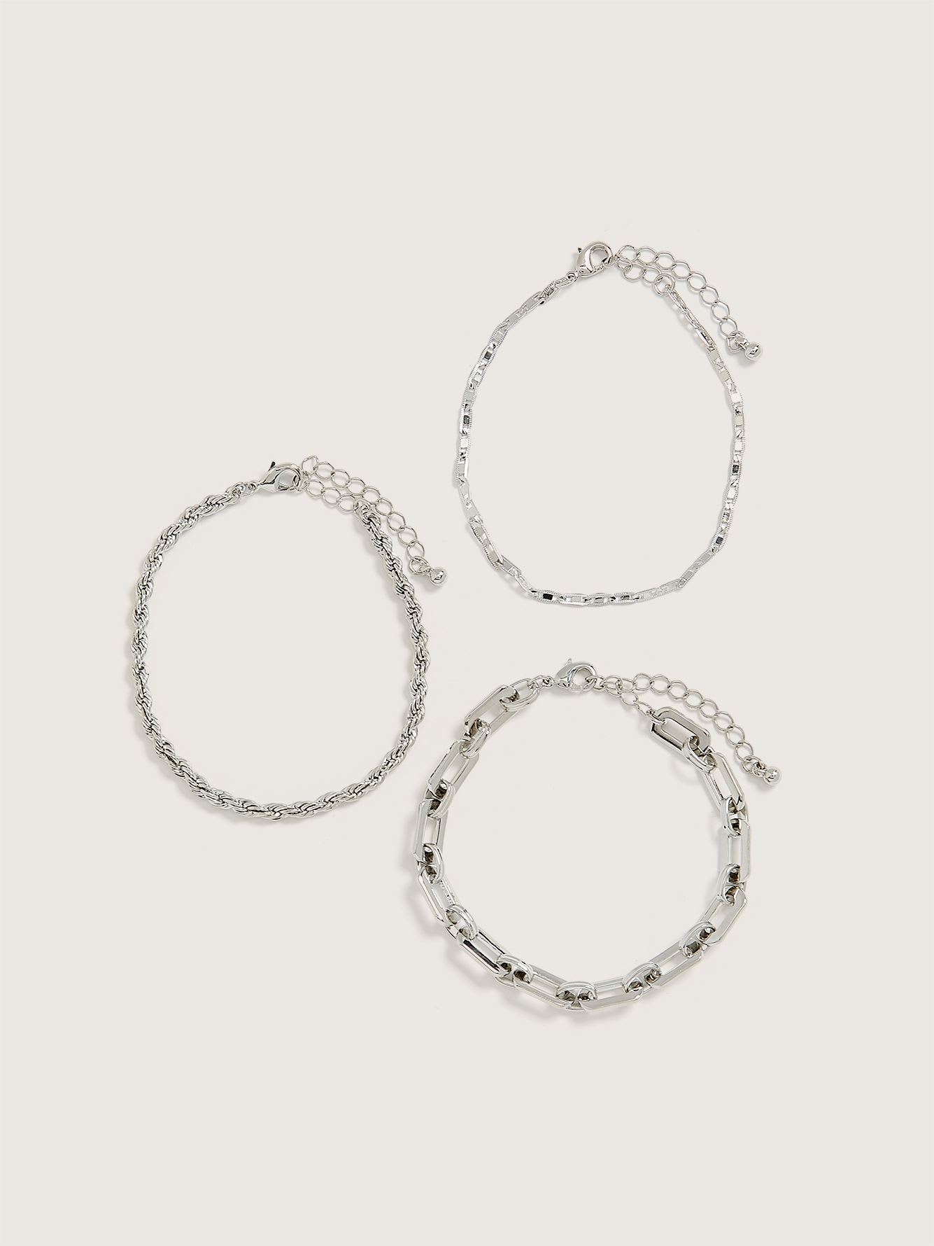 Assorted Chain Bracelets, Set of 3 Penningtons