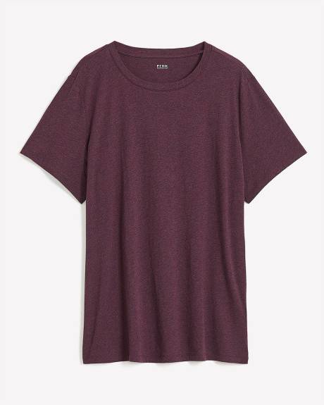 Boyfriend-Fit Short-Sleeve T-Shirt - PENN. Essentials