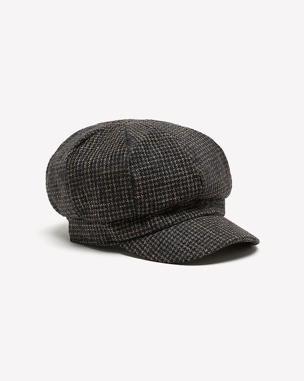 Penningtons Textured Woven Baker Hat Neutral Combo 1Size