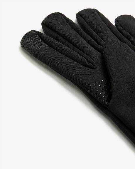 Black Knit Gloves - Active Zone