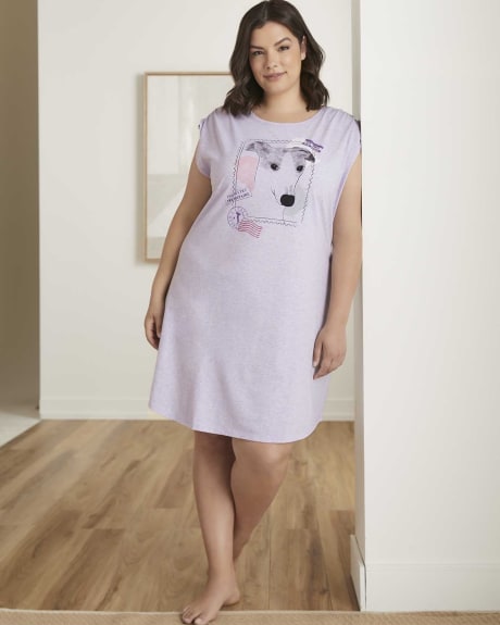 Sleepshirt with Drawstrings at Shoulders - tiVOGLIO