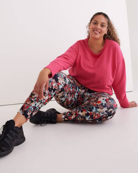 Crew Neck Tunic Sweatshirt - Active Zone