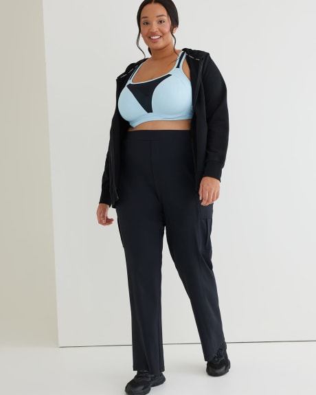 Bonivenshion Women's Plus Size Workout Pants Breathable Tummy