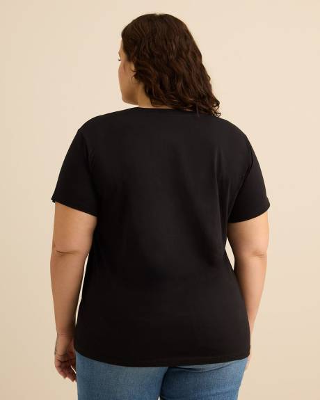 Black Tee with Morgan Wallen Print