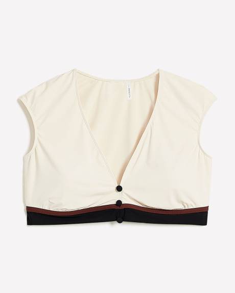 Cap Sleeve Bikini Top - Bleu by Rod Beattie