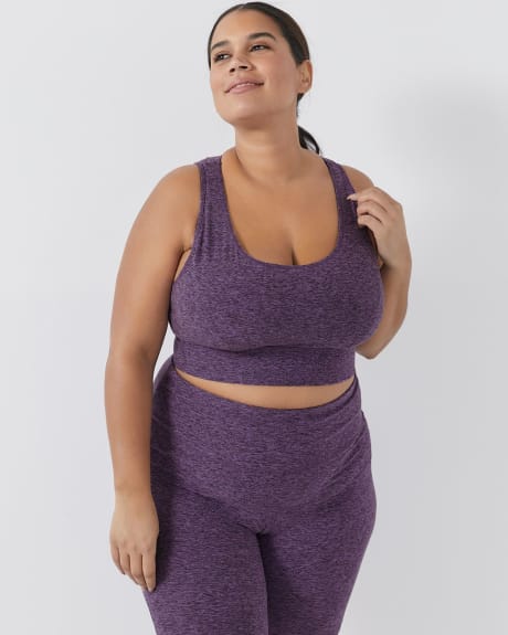 Crop Top with Multi-Strap Back, Space Dye - Active Zone