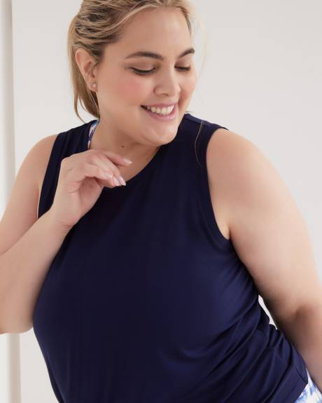 Responsible, Sleeveless Twisted Knit Top - Active Zone