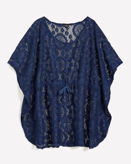 Navy Blue Beach Kaftan - Cover Me