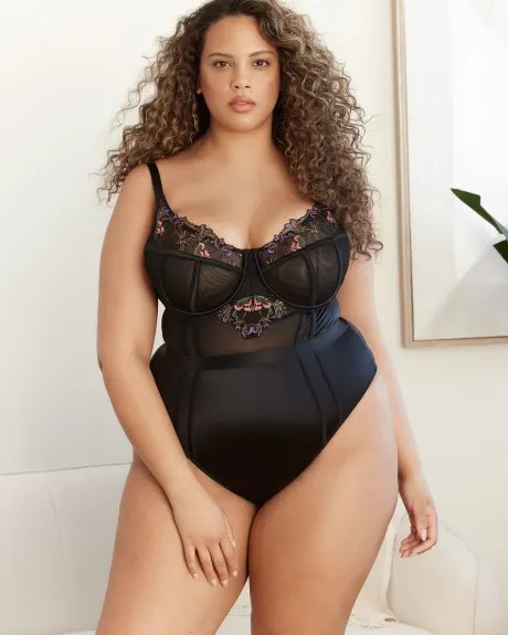Sexy Black Bodysuit - Déesse Collection