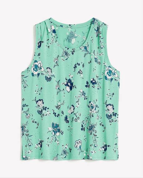 Haut sans manches en tricot avec col en U - Essentiels PENN.