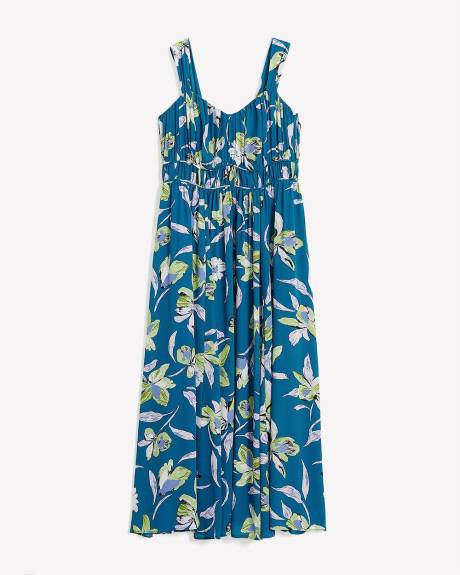 Fit and Flare Sleeveless Maxi Dress - Addition Elle