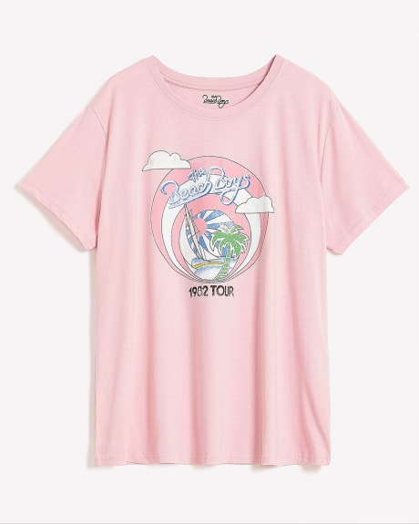 T-shirt License avec imprimé de The Beach Boys - Essentiels PENN.