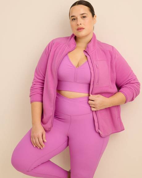 Polar Fleece Mock-Neck Jacket - Active Zone