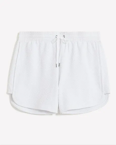 Textured Shorts with Side Inserts - Active Zone
