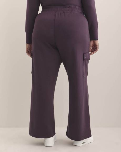 Petite, Light Knit Wide-Leg Cargo Pant - Active Zone