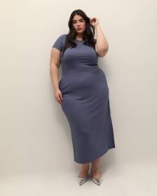Responsible, Ruched Midi Skirt