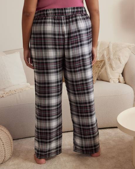 Plaid Straight-Leg Pyjama Pant - ti Voglio
