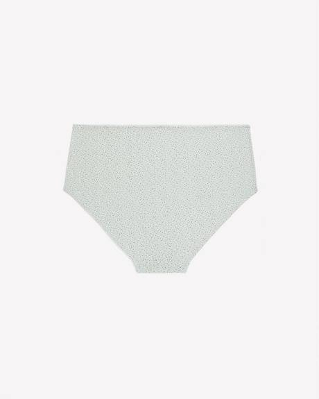 Cotton Brief with Mini Triangle Print - ti Voglio