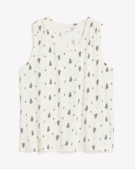 Haut sans manches en tricot avec col en U - Essentiels PENN.