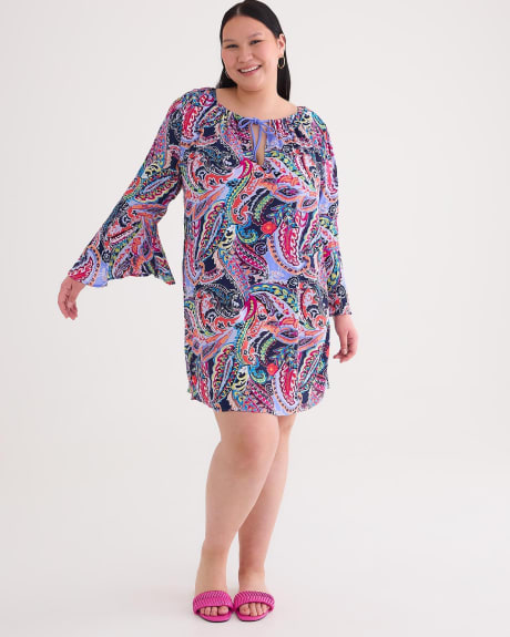 Bell Sleeve Cover-Up Swim Tunic - Anne Cole