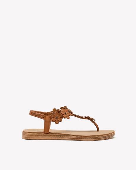 Regular Width, Summer Cove Rhinestone Flower Sandal - Skechers