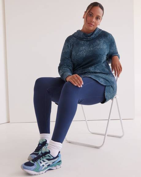 Cowl-Neck Pullover Top - Active Zone
