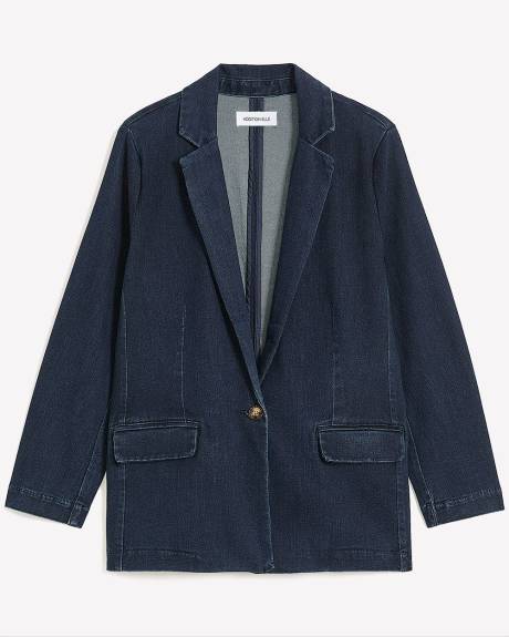 Responsible, Stretch Denim Blazer - Addition Elle