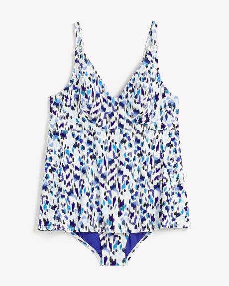 Printed Underwire Swimdress