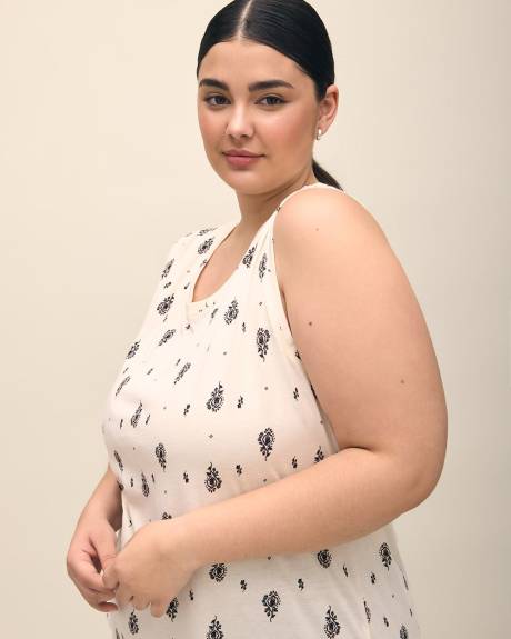Haut sans manches en tricot avec col en U - Essentiels PENN.