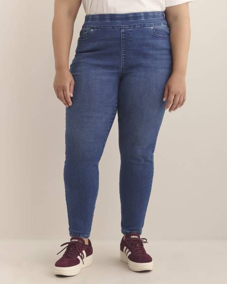 Jean skinny à enfiler, coupe ingénieuse, petite - d/c JEANS