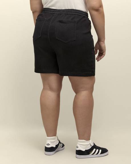 Responsible, Knit-Like Denim Shorts - d/C JEANS