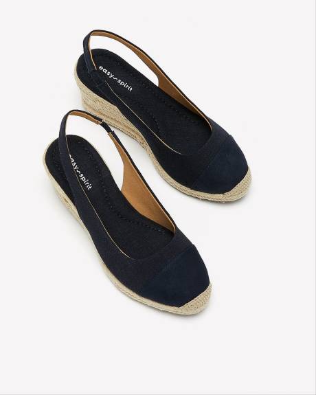 Espadrille à talon compensé Margie2, pied large - Easy Spirit