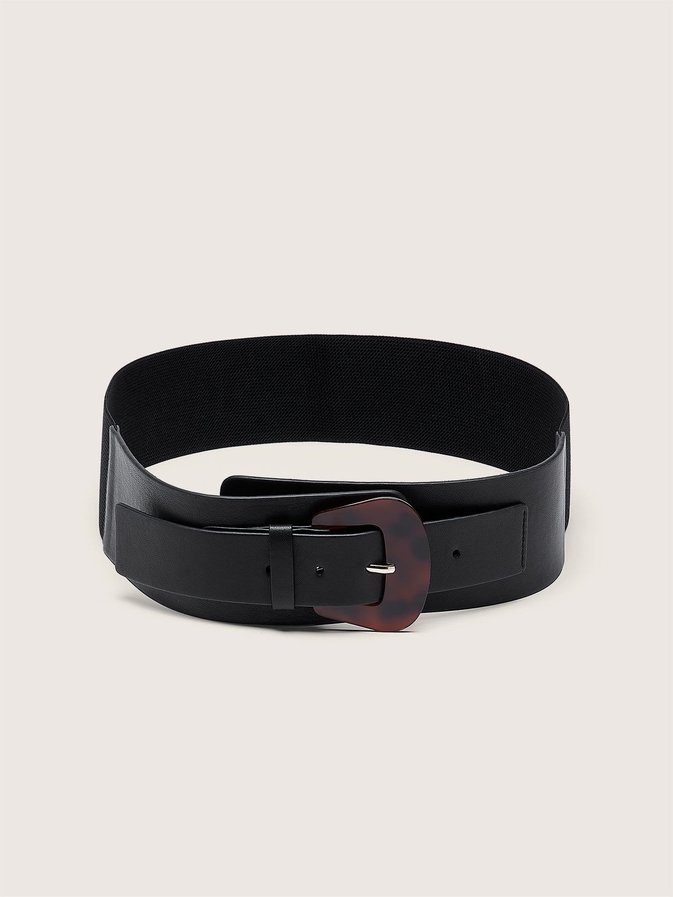 Stretch Faux Leather Waist Belt Penningtons