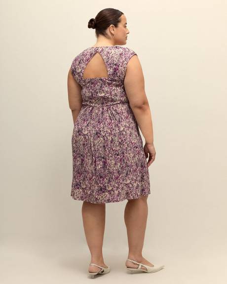 Knit Dress with Open Back Detail - Addition Elle
